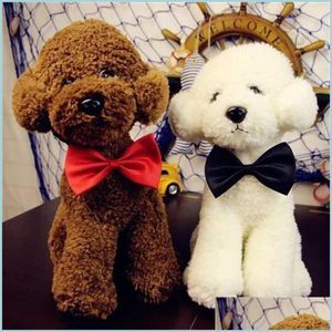 Dog Apparel Dog Tie Neck Ties For Christmas Festival Party Cat Pet Headdress Adjustable Bow Accessories 89 J2 Drop Delivery Home Gar Dhntw