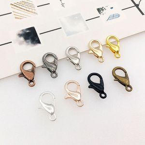 Metalllegering 12mm CLASPS HOOKS FÖR KEYCHAIN ​​NACKLACE JELLEMBAND