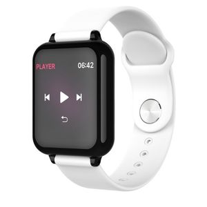 Yezhou2 B57 Kadın Business Smart Watch Su Geçirmez Fitness Tracker IOS ANDROID İÇİN ANDROID Telefon Akıllı Kalp Hızı Monitör Kan Basıncı Fonksiyonları