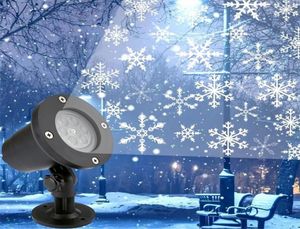 Lampy projektorowe światło Śnieżne Super jasne świąteczne LED LED LASER LASER LASER Outdoor LED Projekcja Lampa Wodoodporna krajobraz Deco