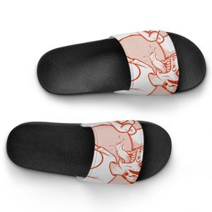 أحذية مخصصة DIY توفر صورًا لقبول Slippers Slippers Slide ZXMCB Mens Womens Size 36-45