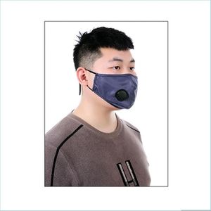 Designer-Masken Gesichtsmaske Antidust Earloop mit Atmung VAE verstellbare wiederverwendbare Mundmasken weiche atmungsaktive Anti-Staub-Designer 86 J Dh7Ea