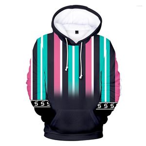 Męskie bluzy z kapturem kolorowe pionowe paski 3D pullover moda sport Hip Hop Men kobiety bluzy z kapturem z kapturem z kapturem z kapturem z kapturem z kapturem z kapturem z kapturem