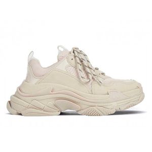 Balencigas Balencigigas Luxury Designer Triple S Mens Womens Casuare Shoes Clear Sole Yellow Neon Green Black White Bluge Rainbow Pink Sports Sneakers 2023 DNA1