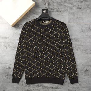 Duyou okrągły sweter Sweater Sweater Men Gothic Letter Print Pullover Harajuku bawełniane swetry dla kobiet 84572