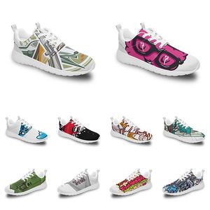 Anime Custom Sports Cartoon Animal Men Shoes Women Design Diy Word Black White Blue Red Colorful Outdoor Mens Trainer Wo S S EFB A S
