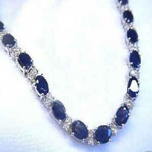 Wholesale price 16new Fashion white Genuine blue Tourmaline Necklace