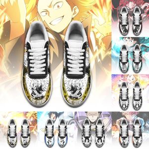 DIY Gümrük Ayakkabı Anime Tasarımcı Eğitmenleri Kadın Erkek Kadın Spor Sezaları Özelleştirilmiş Günlük Kaykay Ayakkabı Basketbol Boyutu Eur36-45 Fabrika Özel