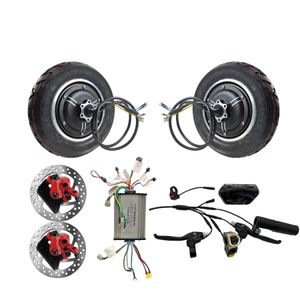 10 Inch 30-65KM 48V1000W Dual Drive Hub Motor and Controller Electric Bike Kit Scooter Quad Bike Kart Bicicleta