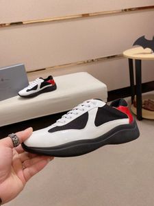 2021 Sneakers Flat Trainers Buty Casual Treners Patent skórzany czarny koronkowy koronkowy biegacz na świeżym powietrzu Puchar XL America XL