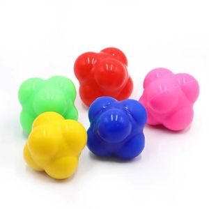 Holiday Party Silicone Hexagonal Ball Fast Fitness High Difficulty Training Smart and Sensitive Toys LK378