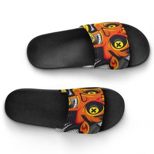 أحذية مخصصة DIY توفر صورًا لقبول Slippers Sandals Slide Qwsojo Mens Womens Size 36-45