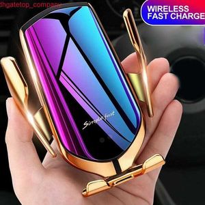 Auto QI Wireless Ladegerät Autohalterung Automatische Klemmung 10W Schnellladung Air Vent Telefonhalter für iPhone 11 XS XR X 8 Samsung S10 S20