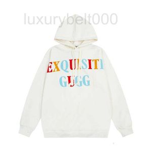 Herrtr￶jor tr￶jor R￤tt version 2022 Ny G Family Sweater Men's and Women's Color Lettered Character Hooded Casual Loose Coat 6tzx