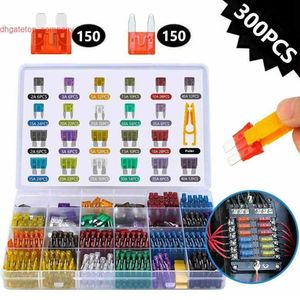 300PCS 5/7/10/15/20/25/30A/35A/40A Car Blade Fuse Kit Mini Small Size Set Suitable For Motorcycle Auto Truck Vehicle Accessories