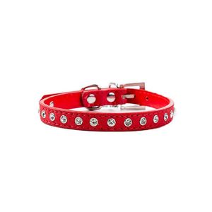 Collari per cani Guinzagli Collare di diamanti di cristallo Pet Dog Cat Fibbia in metallo Guinzaglio Forniture Rosso Nero Rosa Drop Delivery Home Garden Dhmf2