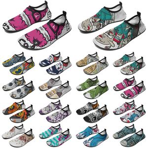 Mężczyźni Kobiety Niestandardowe buty DIY Water Fashion Modna Sneaker Multi-coloured416 męskie trenerzy sportowe na zewnątrz