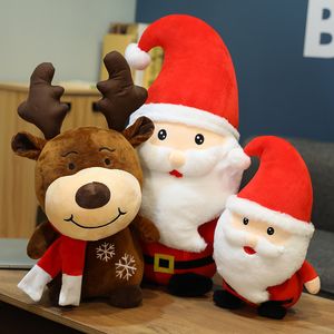 2022 Fabricantes por atacado 22cm Papai Noel Toys de pelúcia para presentes de Natal para crianças