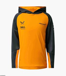 McLarens Mens Hoodies Sweatshirts the F1 F1 Hooded Fleece Man في فترة الربيع والخريف والملابس الترفيهية