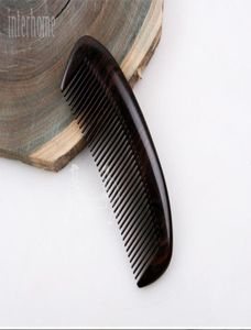Wysokiej jakości najwyższej klasy butikowe włosy drewniane grzebienia luksusowy cenny afrykański cenny heban drewno znakomity rzemiosło czysty ręcznie robiony prezent3034576