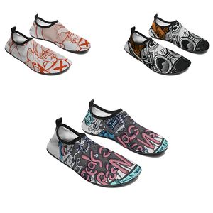 mężczyźni kobiety DIY Niestandardowy projektant Buty brodzącego Buty na deskorolce Top Top Dreakers Białe dostosowywanie UV Printing Sports Sneakers Xuebi 100-250131