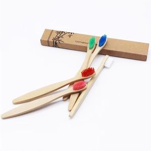 Disposable Toothbrushes Bamboo Toothbrush Environmental Protection Log Brush Carbon Grinding Point Silk Travel El Tooth 85 J2 Drop D Dhsqr