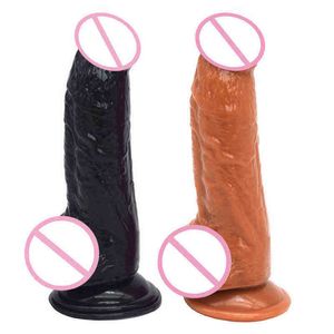 NXY DILDOS Zabawki analne Kobiet Sekcja Fałsz penis gruba imitacja Imitacja True Muscle Bully ogier samce korzeniowe produkty 0225