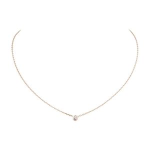 Collane con ciondolo Gioielli firmati Diamants Legers Collane con ciondolo Diamante Damour Love Collana per donne Ragazze Collier Bijoux Fem Dhabt