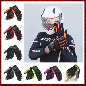 ST440 Erkekler Yarış Gant Moto Motosiklet Motokros Binicilik Eldivenleri Motosiklet Nefes Alabilir Yaz Tam Parmak Guantes