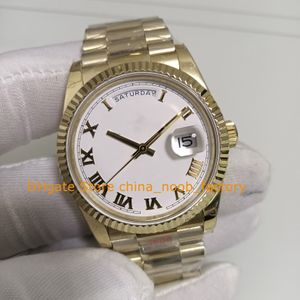 3 Color Expensive Women Watch for Ladies Mens 36mm Real Wrapped 18k Gold Never Fade White Roman Dial Fluted Bezel GMf Bracelet Cal.3255 Movement Watches