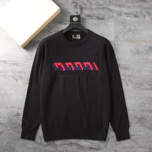 Duyou okrągły sweter Sweater Sweater Men Gothic Letter Print Pullover Harajuku bawełniane swetry dla kobiet 84536