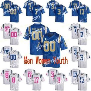 American College Football Wear Nik1 NCAA College Jerseys UCLA Bruins 17 Brett Hundley 21 Michael Ezeike 52 LOKNI TOILOA 92 OSA ODIGHIZUWA Custom Football Stitched