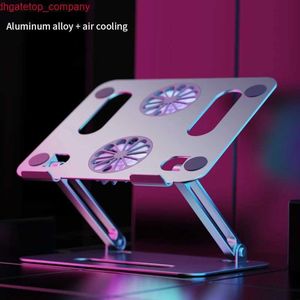 Car 7-17 inch Laptop Stand Aluminum Holder for Laptop Notebook PC Computer Ergonomic Bracket Cooling Fan Stand Heat Dissipation