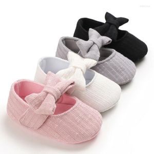 First Walkers Kid Baby Shoes 2022 Spring Sp￤dbarn Sm￥barn Girls Casual Soft Bottom Non-Slip Princess Bow