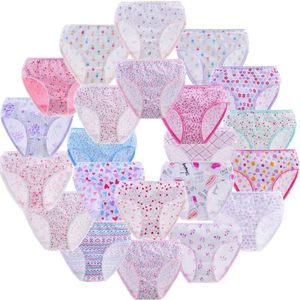 Mutandine 12 pezzi / lotto Neonate Slip Intimo Cartoon Bambini Mutande corte per 112 anni 221125