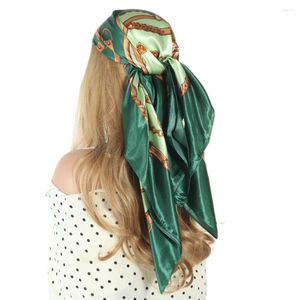 Bufandas de bufanda bufanda sac diadema de diadema verde pareo lujoso pañuelo de pañuelo hijabs bandana bandana band band