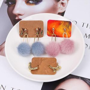 Jewelry Pouches Card Elegant DIY Package 100 Pcs Trinket Ear Studs Earring