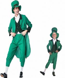 themakostuum Halloween Irish Family Group Kinderen Leprechaun Idee St Patrick039S Day Elf Outfit Fancy Suits For Men BoyTheeme 2169255