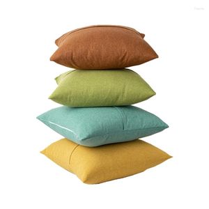 Poduszka 1PC Pocket Pillowcase 45 45 cm poliestrowa sypialnia sofa zdalne miejsce do przechowywania 18 cali