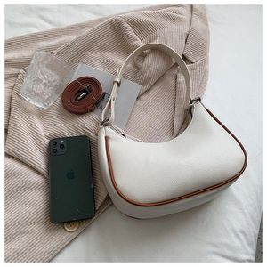 Bolsas de noite Humerpaum Cute Solid Cor Small PU Leather ombro para mulheres 2022 Bolsas simples e bolsas femininas Tootes de viagem