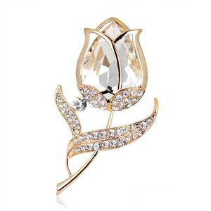 Szpilki broszki mody garnituru biznesowy broszki końcówki pinów broszka złota diamentowa sukienka kwiatowa dla kobiet biżuteria upuszcza Dhyew