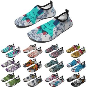 Custom Shoes Water Shoe Customized Sneakers Men Women Blue Red Green Black Grey Classic Custom Comfortable Low Platform Sneaker color135