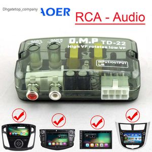 12V Universal RCA Line Car Subwoofer Radio Radio Converters Высокие до низкого аудио -усилителя преобразователя импеданса