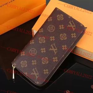 2023 Designers zipper wallet card holders Men long business Zippy Organizer Wallets Fashion key pouch Coin Purse Luxury cardholder passport holders With box M60016