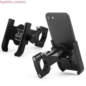 Supporto per telefono per bici da moto in alluminio per auto Supporto per supporto per staffa GPS Supporto per clip Manubrio per bicicletta per moto Supporto per supporto Mirro Mobil