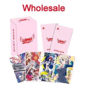 Card Games Wholesale Goddess Story s Paper Children Anime Peripheral Character Collection Kids Gift Playing Toy 221125