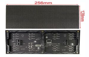 Inomhus FullColor LED Displaypanel 256x128mm Size Hub75 Interface Stage Bakgrundsskärm Enhet Board1760840