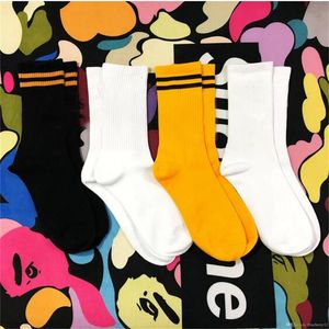 6Pces/3Pairs Męskie skarpetki modowe Casual Bawełna oddychająca z 4 kolorami deskorolki Hip Hop Sports Socks