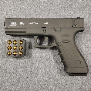 Glock / Colt Automatic Shell Ejection Pistol Laser Version Toy Gun For Adults Kids Outdoor Games