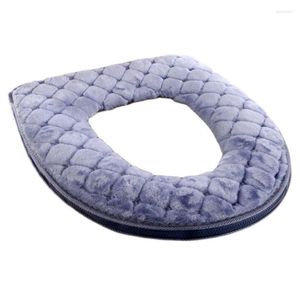 Toilet Seat Covers Cover Soft Universal Zipper Type Mat Washable Comfortable WC Case Pad Household Bathroom Accessories